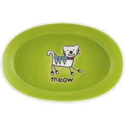 PetRageous Designs Silly Kitty Oval Ceramic Cat Bowl 7 PetRageous Designs Silly Kitty Oval Ceramic Cat Bowl -Pet Supplies Store 80017 PT7. AC SS1800 V1540302734