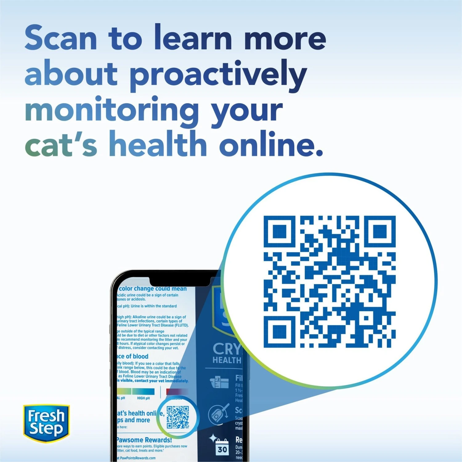 Fresh Step Crystals Health Monitor Unscented Cat Litter 4 Fresh Step Crystals Health Monitor Unscented Cat Litter - Image 2