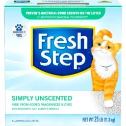 Fresh Step Simply Unscented Clumping Clay Cat Litter -Pet Supplies Store 80298 PT6. AC SS1800 V1694455089