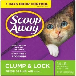 Scoop Away Clump & Lock Scented Clumping Clay Cat Litter 17 Scoop Away Clump & Lock Scented Clumping Clay Cat Litter -Pet Supplies Store 80310 PT6. AC SS1800 V1694458828
