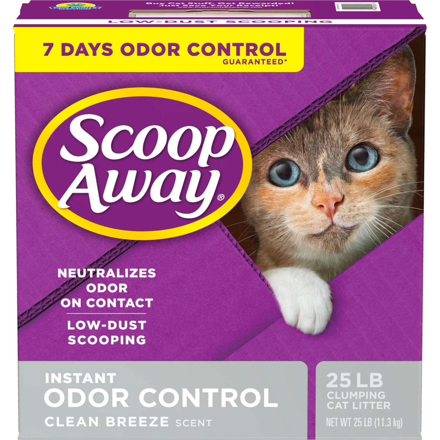 Scoop Away Clean Breeze Scented Clumping Clay Cat Litter 7 Scoop Away Clean Breeze Scented Clumping Clay Cat Litter - Image 5