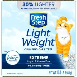 Fresh Step Lightweight Febreze Scented Clumping Clay Cat Litter -Pet Supplies Store 80336 PT7. AC SS1800 V1694457272