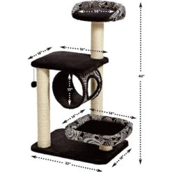 MidWest Feline Nuvo Escapade 40.25-in Faux Fur Cat Tree -Pet Supplies Store 80346 PT4. AC SS1800 V1500319238