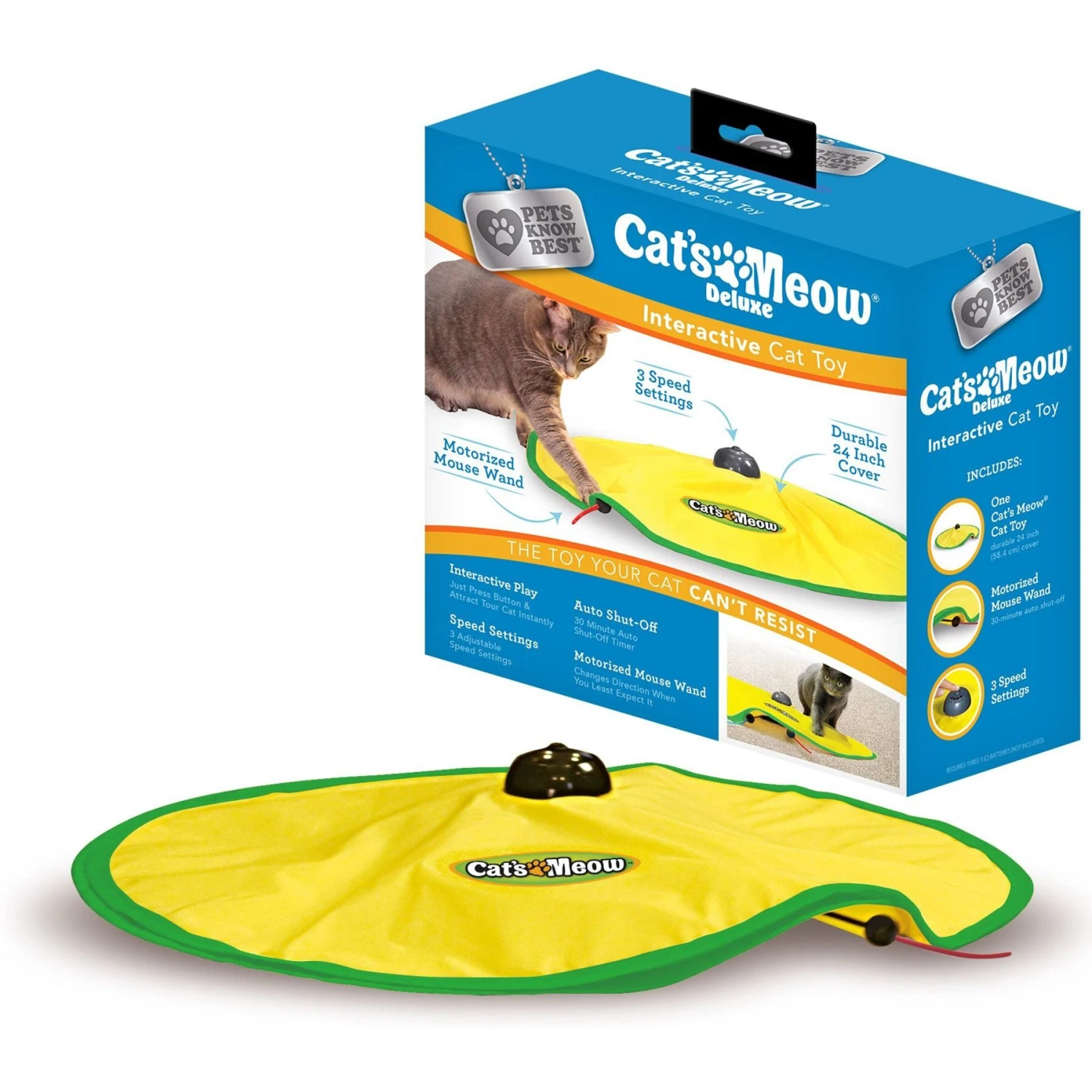 Cat's Meow Motorized Chaser Cat Toy 4 Cat's Meow Motorized Chaser Cat Toy - Image 2