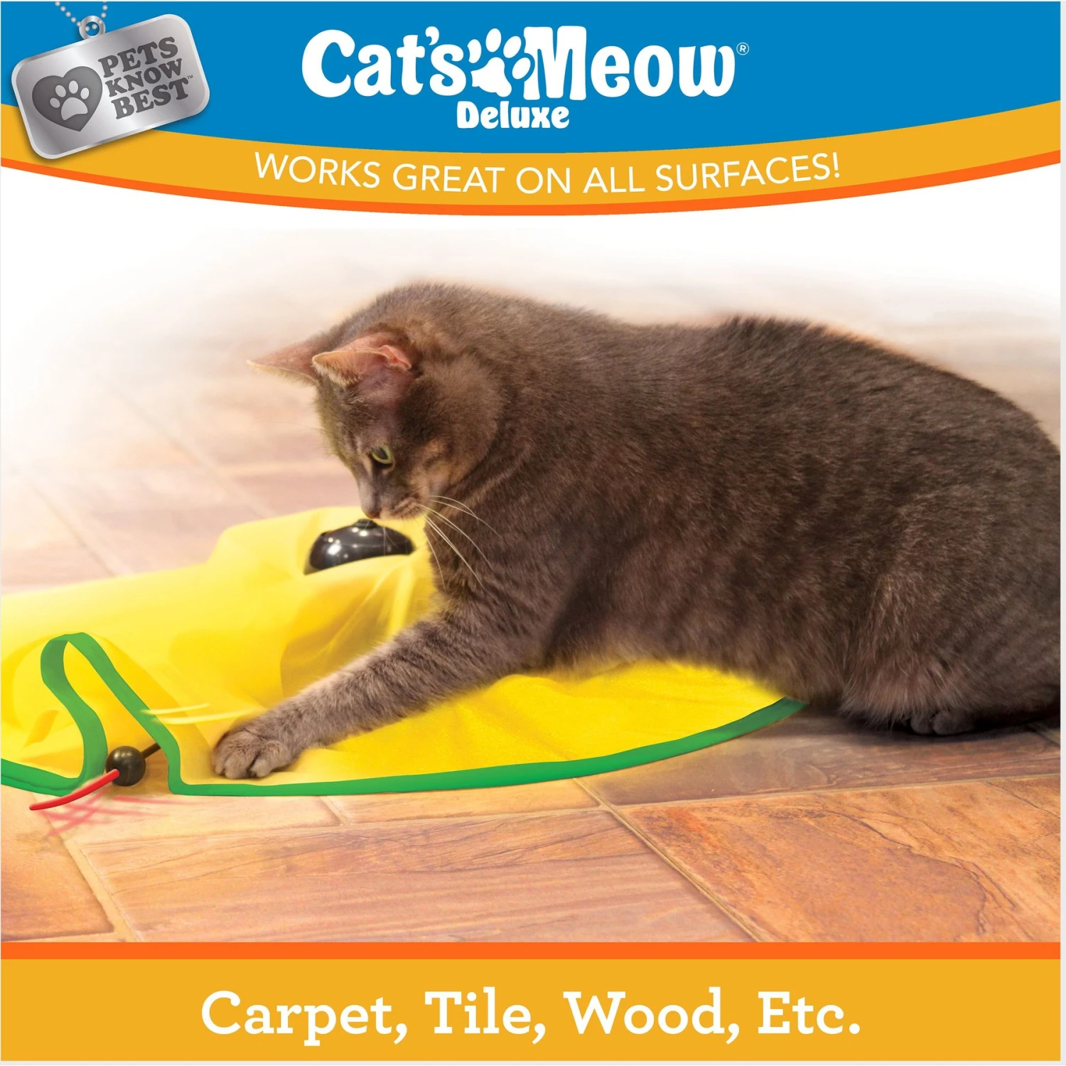 Cat's Meow Motorized Chaser Cat Toy 7 Cat's Meow Motorized Chaser Cat Toy - Image 5