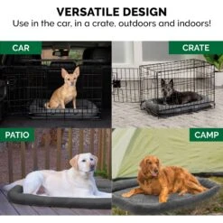 FurHaven Faux Wool Crate Bolster Cat & Dog Bed 17 FurHaven Faux Wool Crate Bolster Cat & Dog Bed -Pet Supplies Store 804574 PT7. AC SS1800 V1683050637