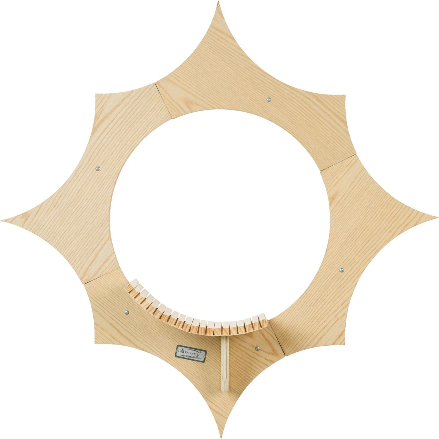 Armarkat Sun Shape Modern Wall-Mounted Wall Shelves Cat Furniture, Beige 4 Armarkat Sun Shape Modern Wall-Mounted Wall Shelves Cat Furniture, Beige - Image 2