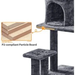 Yaheetech 57-in Cat Tree For Indoor Cats 18 Yaheetech 57-in Cat Tree For Indoor Cats -Pet Supplies Store 871742 PT7. AC SS1800 V1686244571