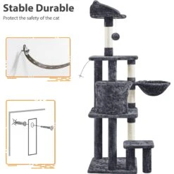 Yaheetech 57-in Cat Tree For Indoor Cats 19 Yaheetech 57-in Cat Tree For Indoor Cats -Pet Supplies Store 871742 PT8. AC SS1800 V1686247927