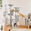 Yaheetech 4-Level Cat Tree, 56.5-in, Medium, Light Gray 2 Yaheetech 4-Level Cat Tree, 56.5-in, Medium, Light Gray -Pet Supplies Store 871774 MAIN. AC SS1800 V1686243465