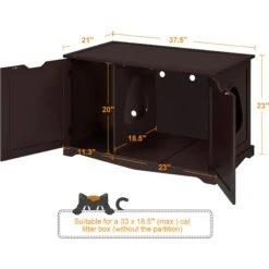 Yaheetech Cat Litter Box Enclosure -Pet Supplies Store 871886 PT2. AC SS1800 V1686246229