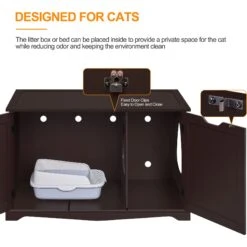 Yaheetech Cat Litter Box Enclosure -Pet Supplies Store 871886 PT5. AC SS1800 V1686250300