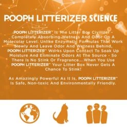 POOPH Kitty Litter Box Saver Cat Deodorizer, 16-oz Bottle -Pet Supplies Store 889046 PT2. AC SS1800 V1692030532
