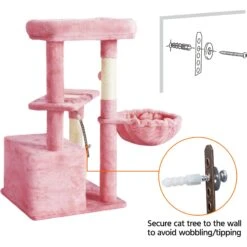 Yaheetech 34.5-in Plush Cover Cat Tree 19 Yaheetech 34.5-in Plush Cover Cat Tree -Pet Supplies Store 899542 PT8. AC SS1800 V1687964435