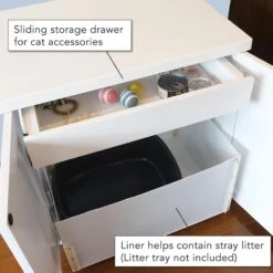 The Refined Feline Deluxe Cat Litter Box, X-Large, White 7 The Refined Feline Deluxe Cat Litter Box, X-Large, White -Pet Supplies Store 908230 PT1. AC SS1800 V1689273516