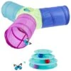Frisco Foldable Play Tri-Tunnel Cat Toy & Frisco Butterfly Cat Tracks Cat Toy -Pet Supplies Store 933438 MAIN. AC SS1800 V1692303358