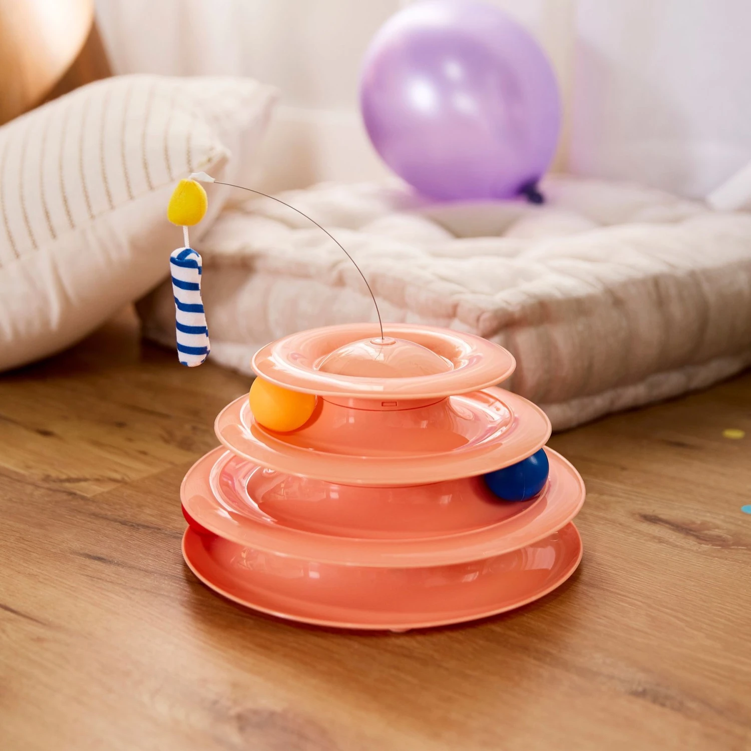 Goody Box Birthday Cat Toys, Treats & Collar & PetCakes Turkey Flavor Microwavable Birthday Cake Mix Kit With Fish Shaped Pan Cat Treats, 5-oz Bag 6 Goody Box Birthday Cat Toys, Treats & Collar & PetCakes Turkey Flavor Microwavable Birthday Cake Mix Kit With Fish Shaped Pan Cat Treats, 5-oz Bag - Image 4