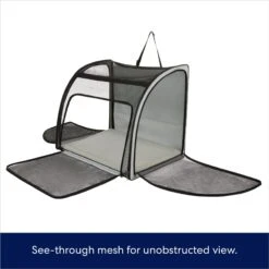 Frisco Travel Safety Dog & Cat Carrier & Pet Fit For Life Collapsible Portable Litter Box With Collapsible Bowl -Pet Supplies Store 947670 PT2. AC SS1800 V1693925085