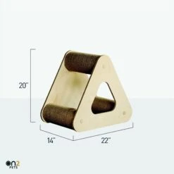 On2Pets Activity Pyramid Three Post Sisal Cat Scratcher, Beige 12 On2Pets Activity Pyramid Three Post Sisal Cat Scratcher, Beige -Pet Supplies Store 953294 PT3. AC SS1800 V1695240688