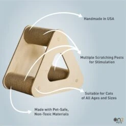 On2Pets Activity Pyramid Three Post Sisal Cat Scratcher, Beige 13 On2Pets Activity Pyramid Three Post Sisal Cat Scratcher, Beige -Pet Supplies Store 953294 PT4. AC SS1800 V1695240718