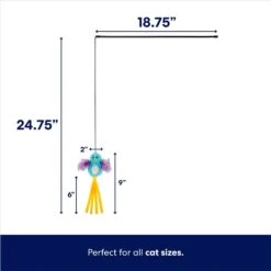 Frisco Fabric Teaser Wand Cat Toy & Frisco Bird With Feathers Teaser Wand Cat Toy With Catnip -Pet Supplies Store 962094 PT6. AC SS1800 V1694782977