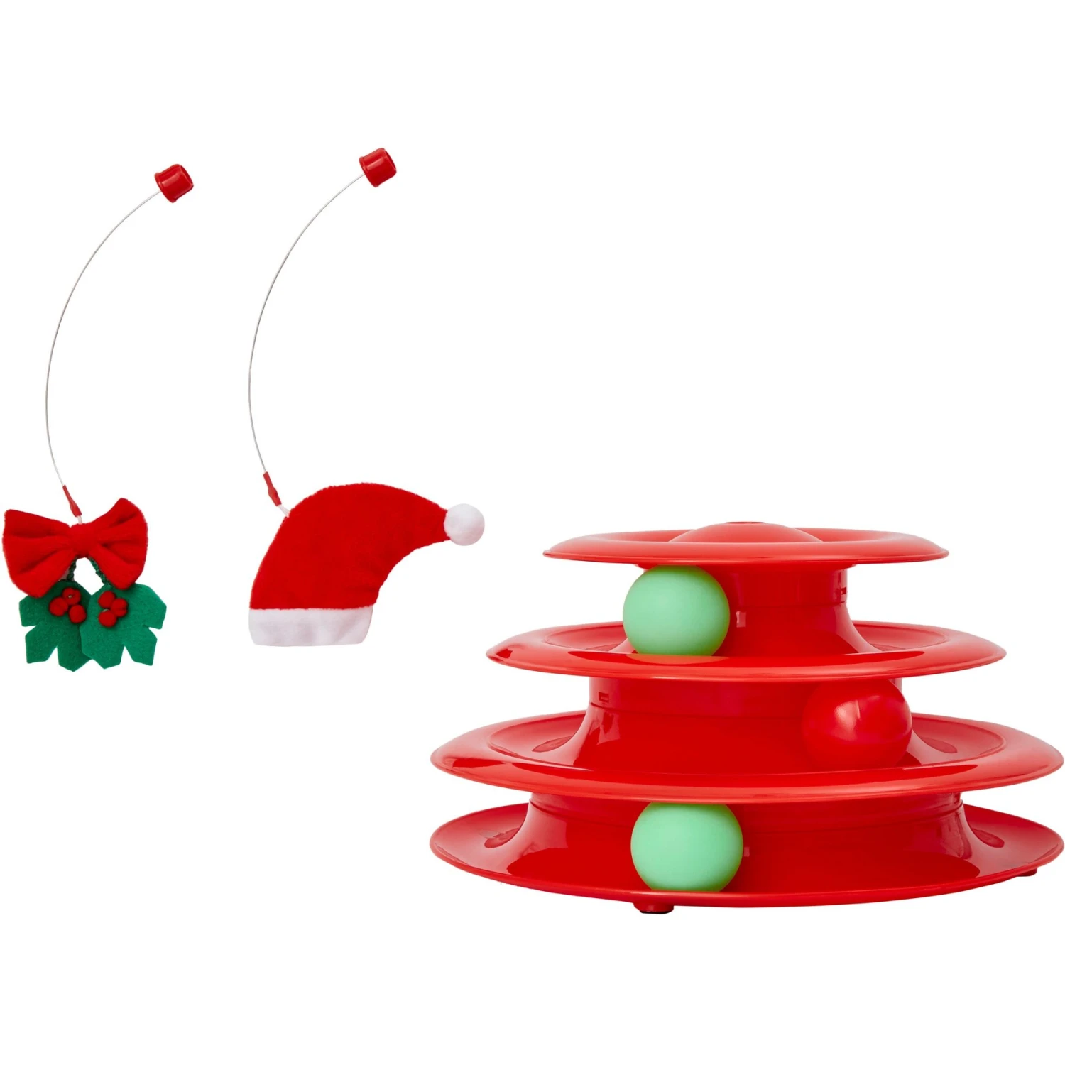 Frisco Holiday Santa Hat & Mistletoe Cat Tracks Cat Toy & Frisco Holiday Gingerbread Interactive Cat Scratcher Cat Toy With Catnip 6 Frisco Holiday Santa Hat & Mistletoe Cat Tracks Cat Toy & Frisco Holiday Gingerbread Interactive Cat Scratcher Cat Toy With Catnip - Image 4